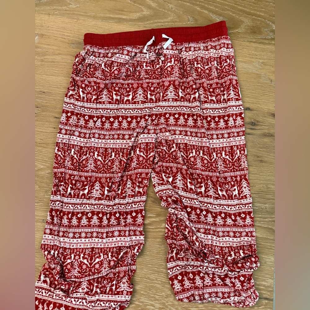 Little Sleepies Men’s Red Christmas‎ Pants XL